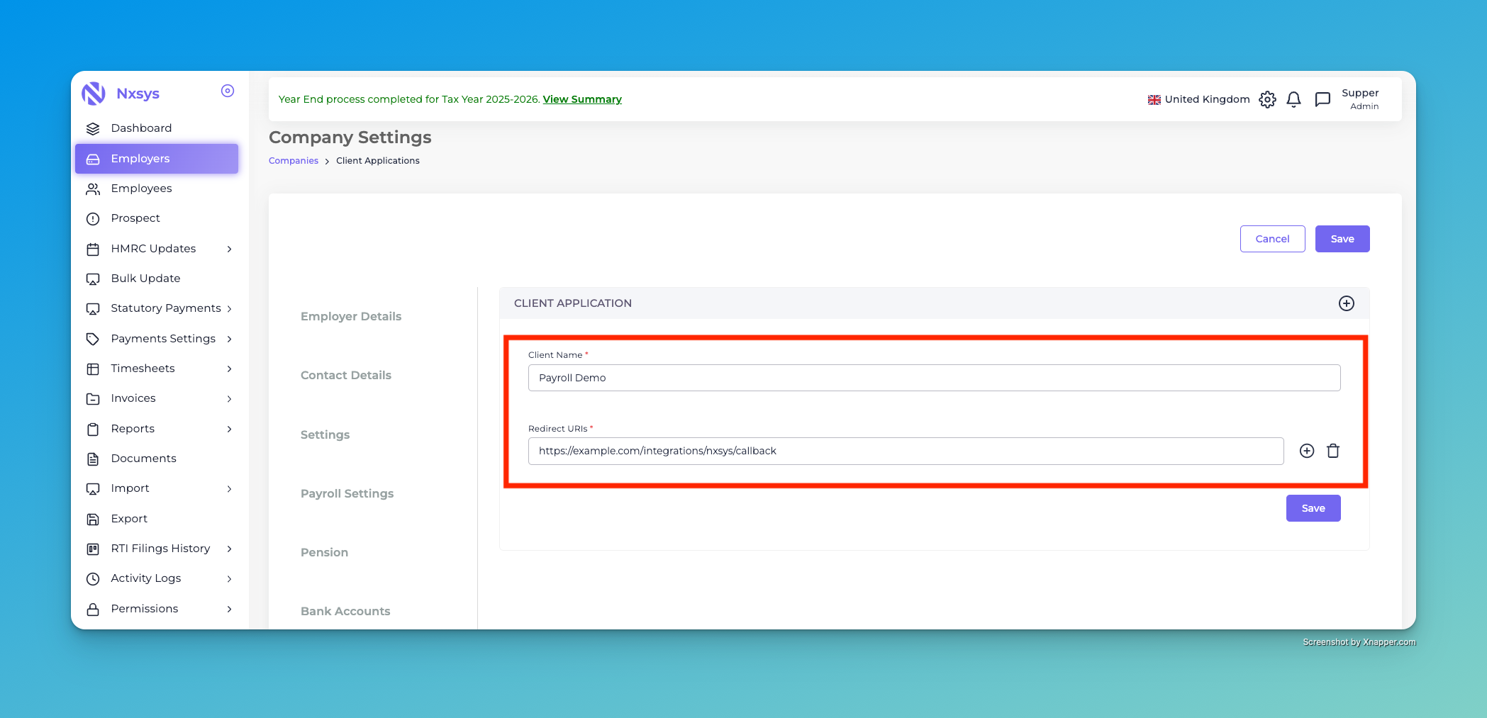 Fill in the required fields